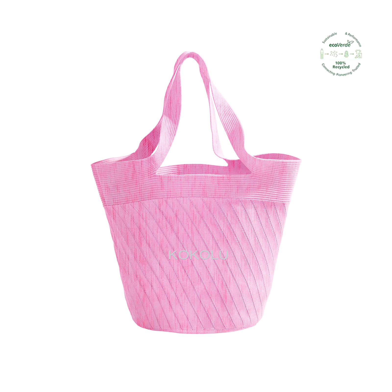 Pink Cotton Tote Reusable Carrier Bag